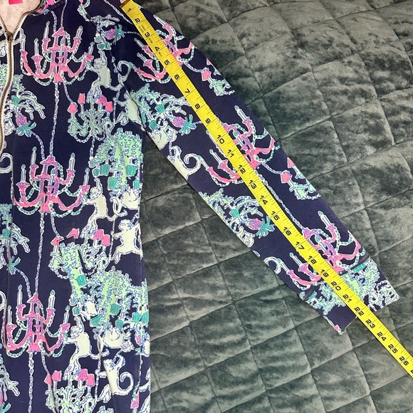 Lilly Pulitzer UPF 50+ Skipper Dress Pop Up Monkey Trouble Pockets 1/2 Zip 🧜♀️ - Picture 8 of 8
